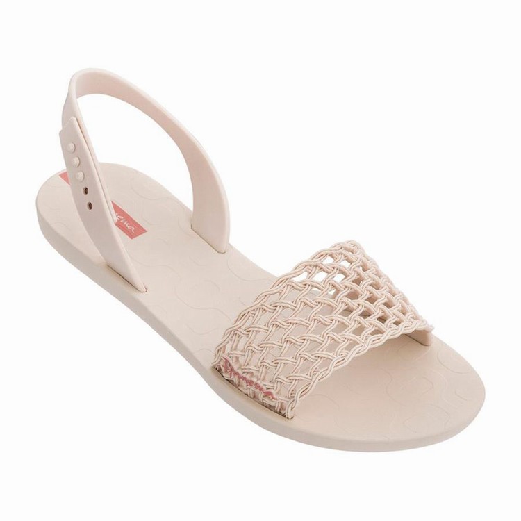 Sandales Ipanema Breezy Beige Femme | ZRV-1260231