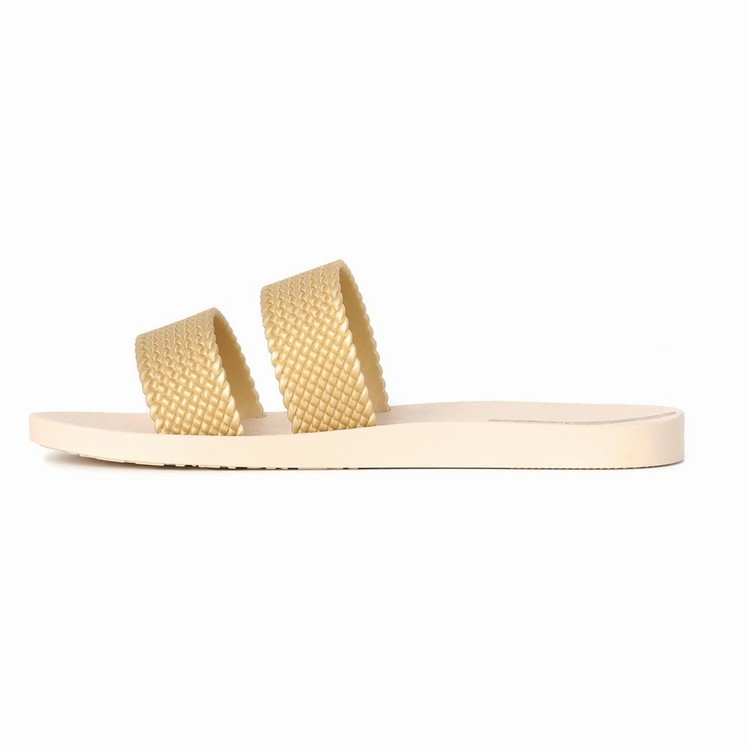 Sandales Ipanema City Beige Doré Femme | ZAO-7006095