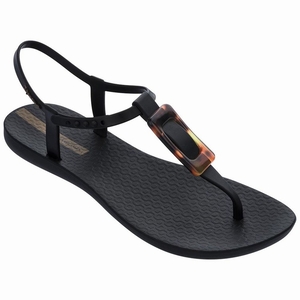 Sandales Ipanema Class Charm Noir Femme | ISS-5837433