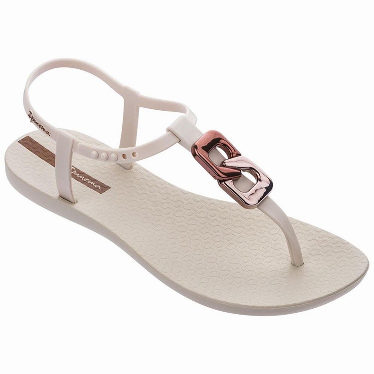 Sandales Ipanema Class Chic Beige Femme | FTZ-1026072