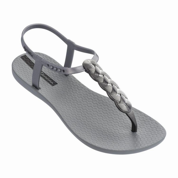 Sandales Ipanema Charm VI Wave Grise Femme | WAR-9374238