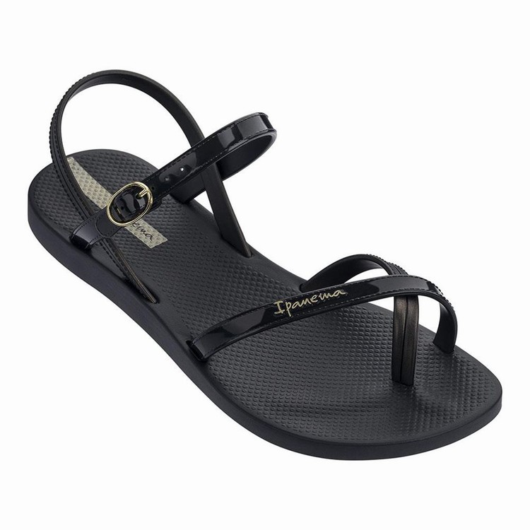 Sandales Ipanema Fashion VII Noir Femme | LUA-6313919