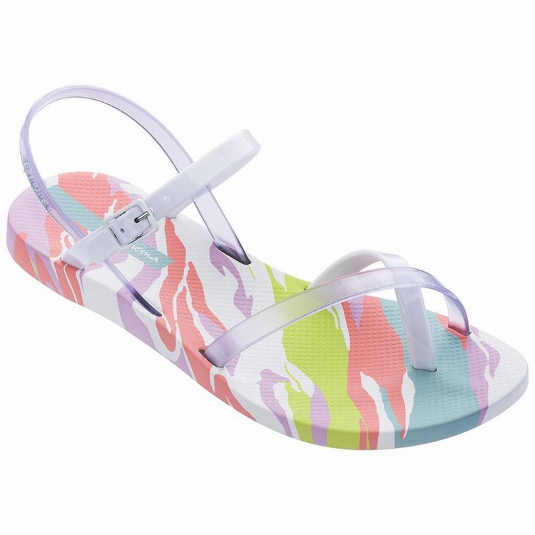 Sandales Ipanema Fashion IX Blanche Rose Femme | FLR-5297700