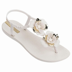 Sandales Ipanema Floret Beige Doré Femme | MLU-1270916