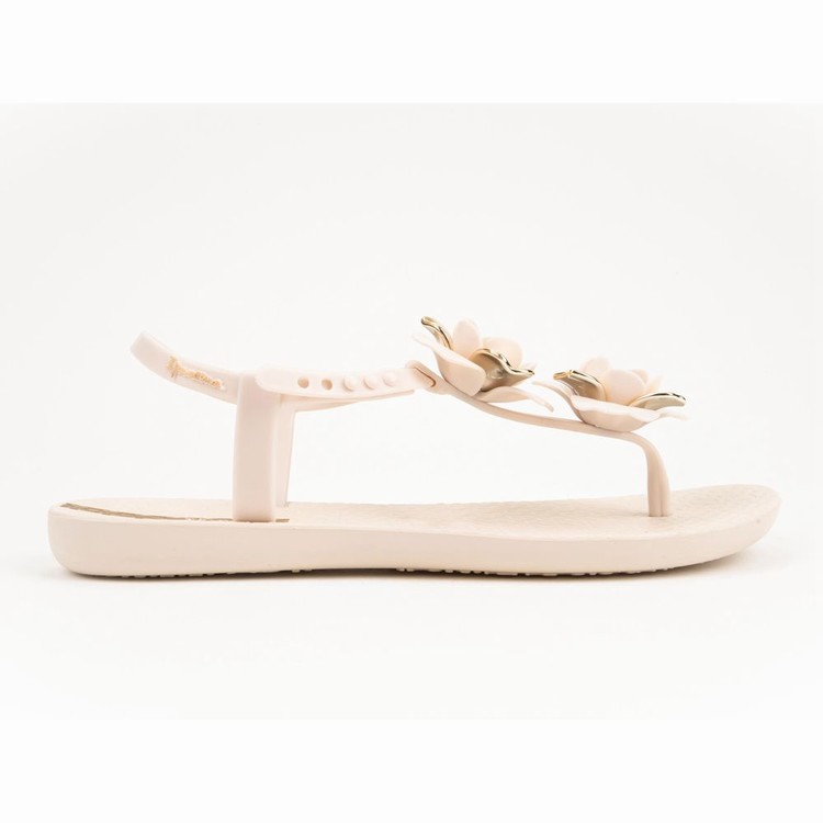 Sandales Ipanema Floret Beige Doré Femme | MLU-1270916