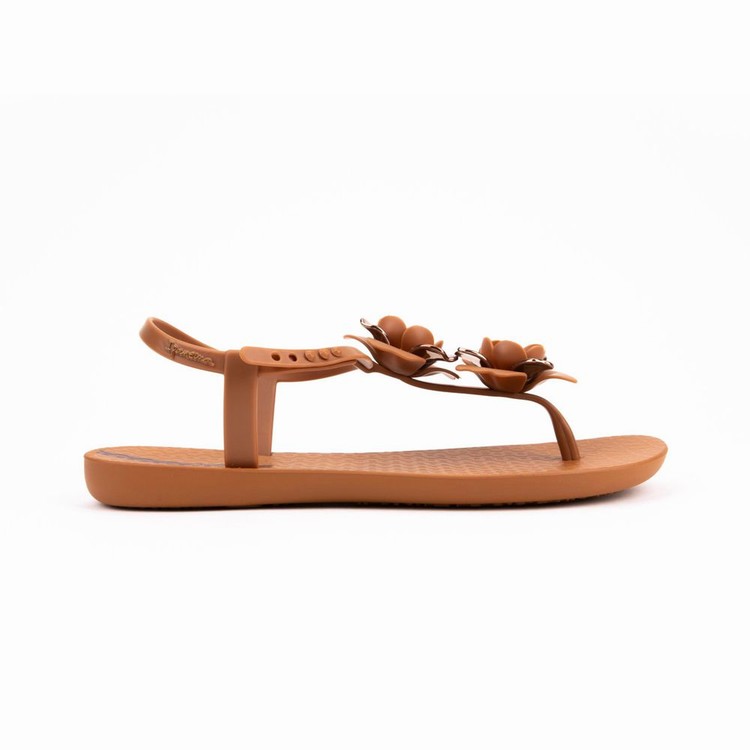 Sandales Ipanema Floret Marron Doré Femme | UYQ-3417252