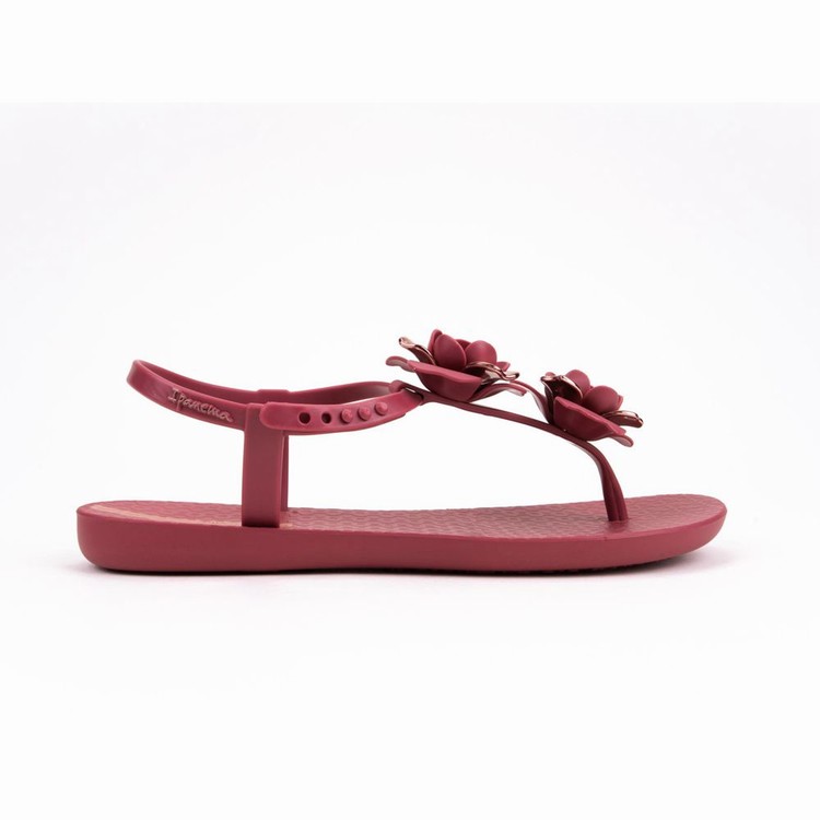 Sandales Ipanema Floret Bordeaux Femme | MYW-4873510