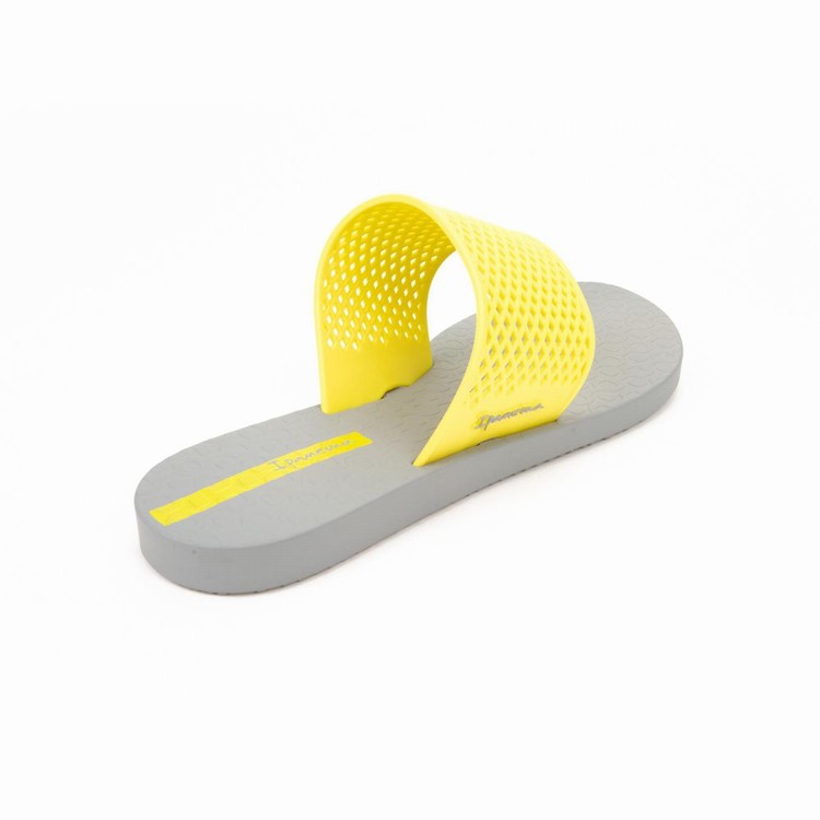 Sandales Ipanema Gadot Grise Jaune Femme | HUS-6933451