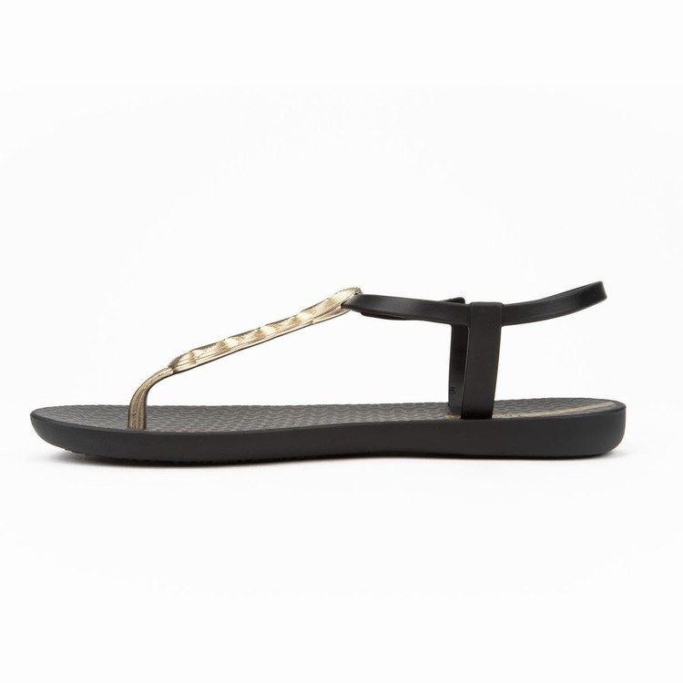 Sandales Ipanema Braid Noir Doré Femme | JMZ-9427203