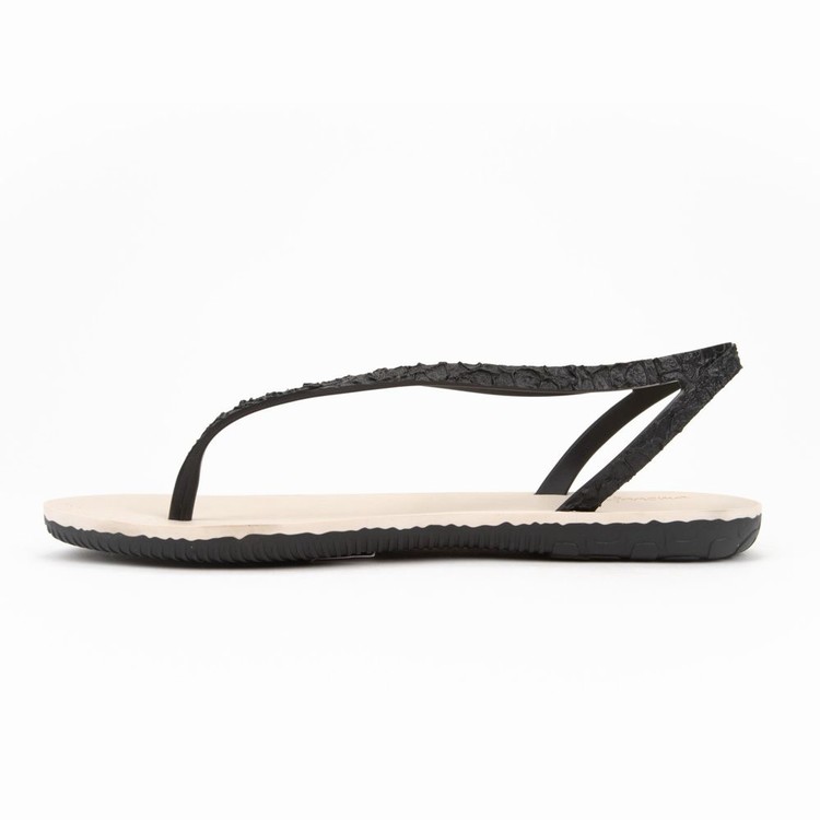 Sandales Ipanema Jo Beige Noir Femme | YUU-7395368