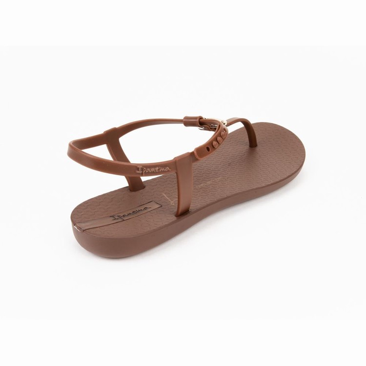 Sandales Ipanema Lenny Locket Marron Doré Femme | VYN-4315604