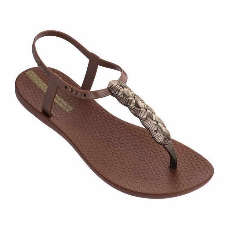 Sandales Ipanema Charm VI Wave Marron Femme | PWZ-3628104