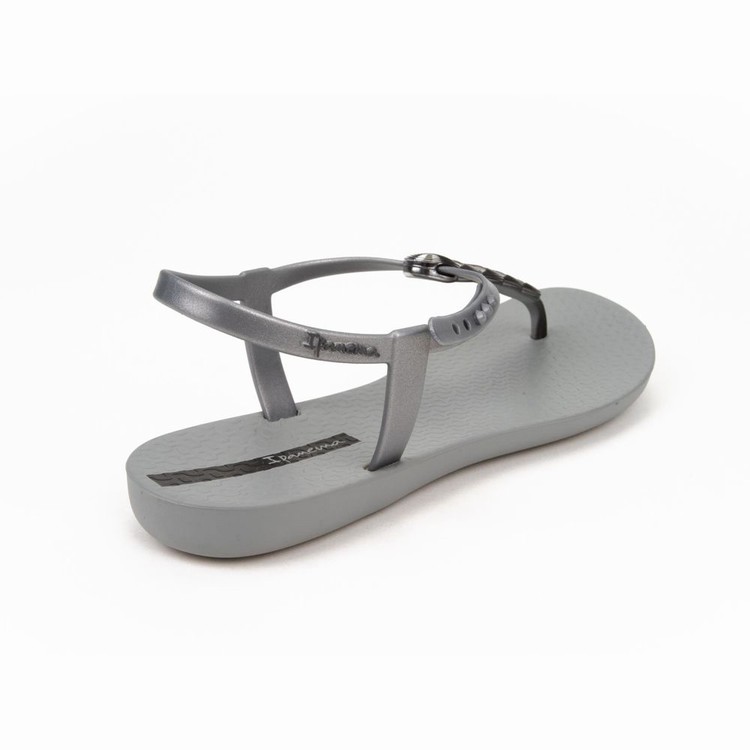 Sandales Ipanema Braid Grise Argent Femme | GMJ-7519193