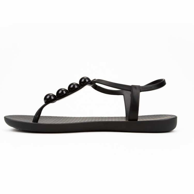 Sandales Ipanema Pearl Noir Femme | BEU-6487023