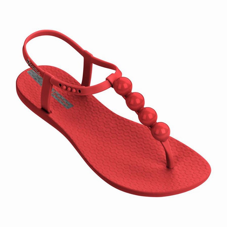 Sandales Ipanema Pearl Rouge Femme | WZF-4546720