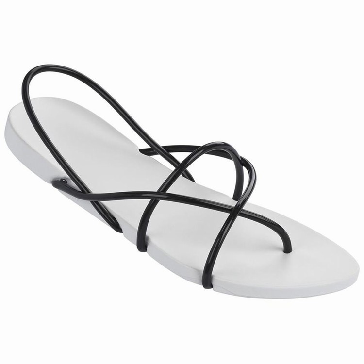 Sandales Ipanema Philippe Starck Thing G Blanche Noir Femme | PNS-6286934