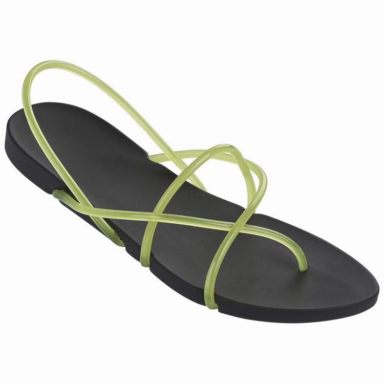 Sandales Ipanema Philippe Starck Thing G Noir Jaune Femme | MVL-0970975