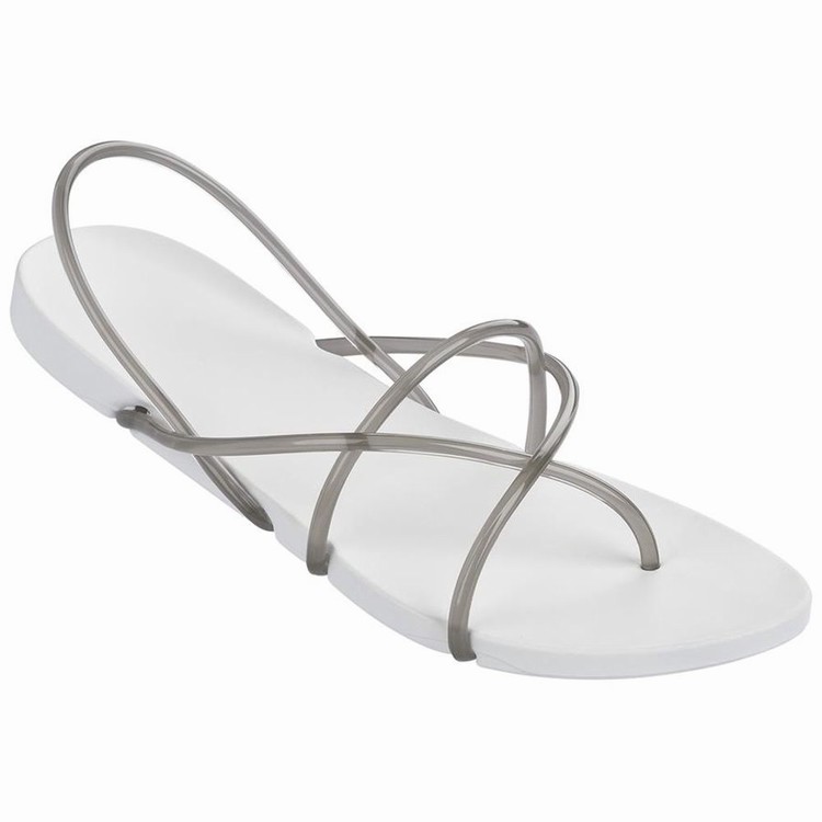 Sandales Ipanema Philippe Starck Thing G Blanche Grise Femme | YEX-5860700