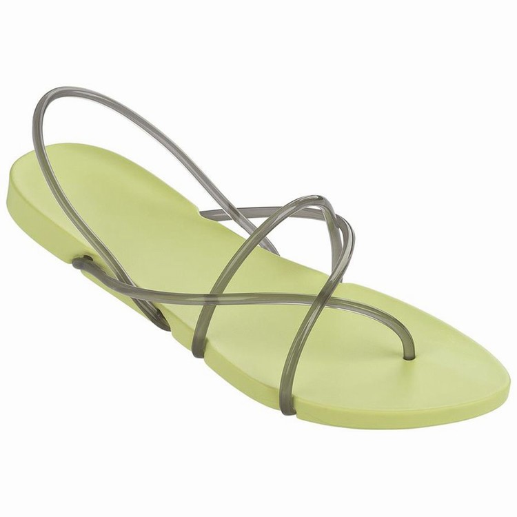 Sandales Ipanema Philippe Starck Thing G Jaune Grise Femme | YGH-2960054