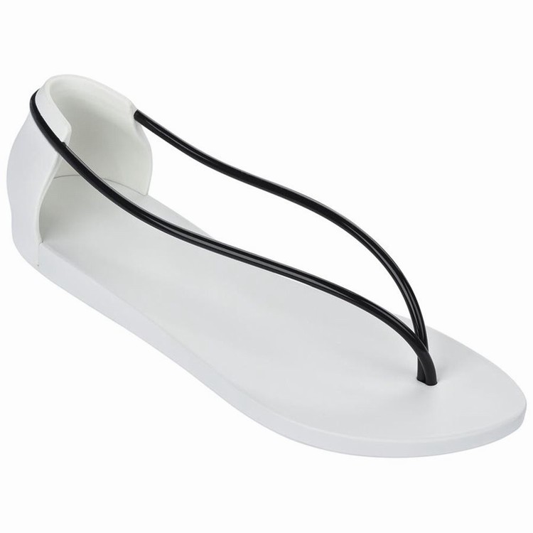 Sandales Ipanema Philippe Starck Thing N Blanche Noir Femme | DIS-6732592