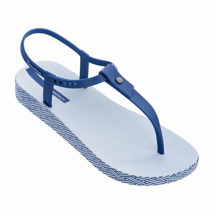 Sandales Ipanema Plush Weave Bleu Femme | PPB-4105103