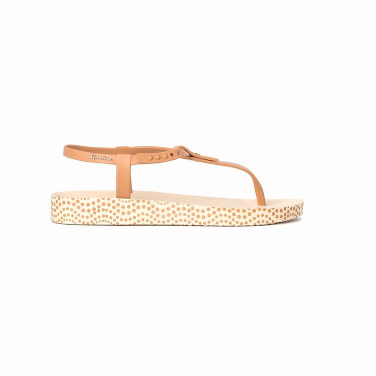 Sandales Ipanema Plush Dots Beige Marron Femme | RZU-3931935