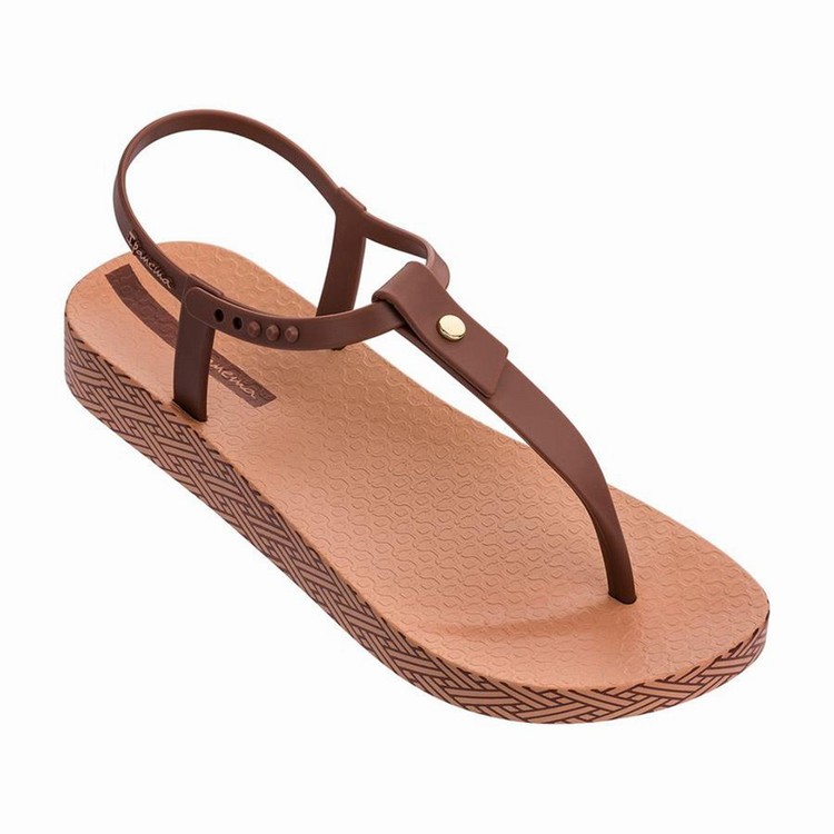 Sandales Ipanema Plush Weave Marron Femme | IZG-6685457