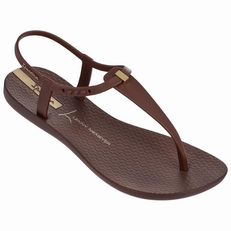 Sandales Ipanema Premium Lenny Desire Marron Femme | XFY-5631161