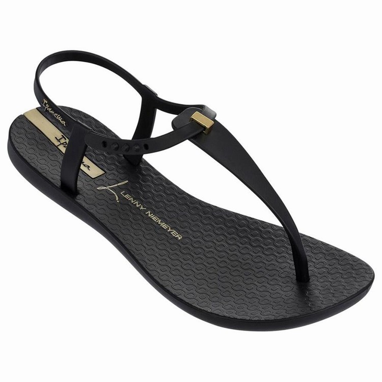 Sandales Ipanema Premium Lenny Desire Noir Femme | UNJ-5567455