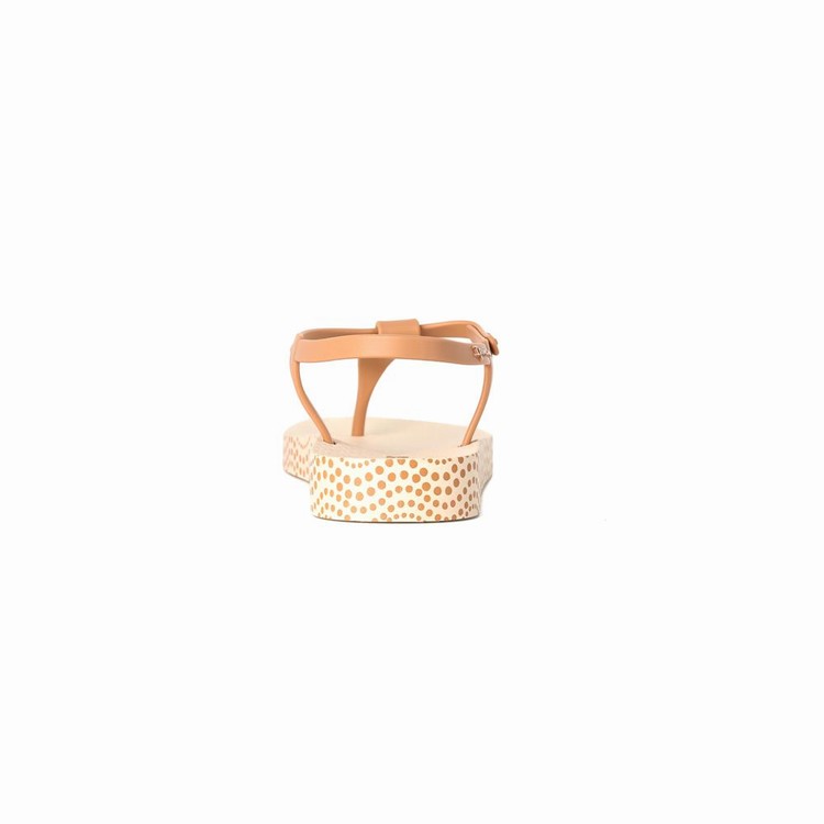 Sandales Ipanema Plush Dots Beige Marron Femme | RZU-3931935