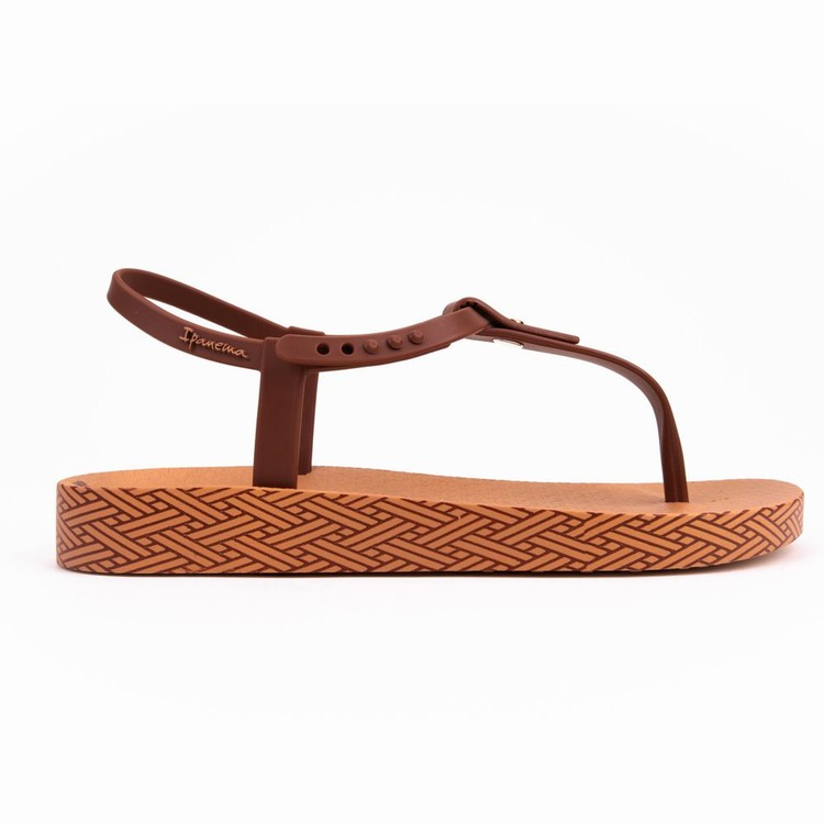 Sandales Ipanema Plush Weave Marron Femme | IZG-6685457