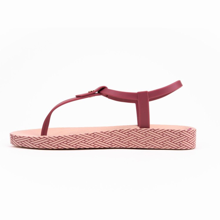 Sandales Ipanema Plush Weave Rose Bordeaux Femme | JUR-1546593