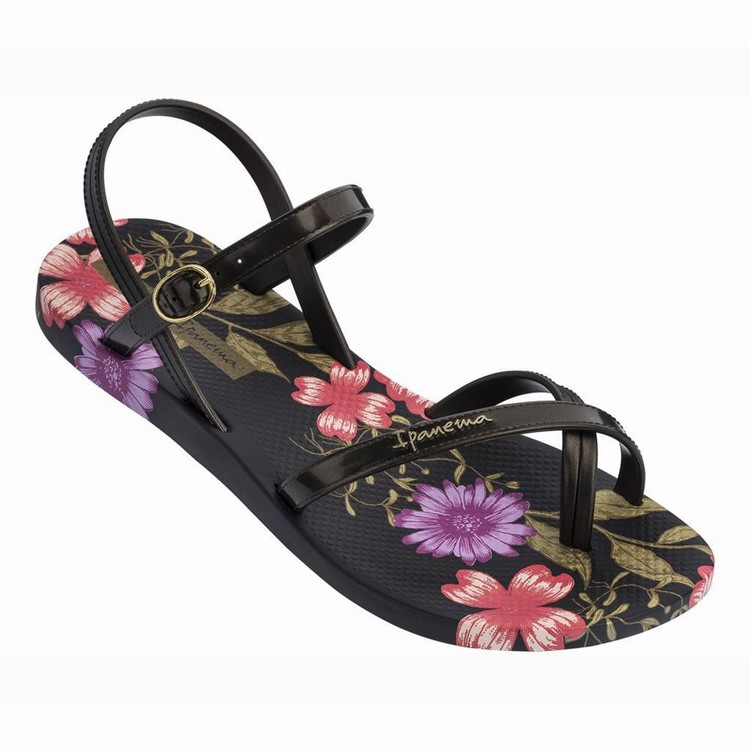 Sandales Ipanema Suzi Print II Noir Femme | MJU-6685313