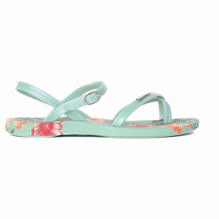 Sandales Ipanema Suzi Print II Vert Femme | KEI-0075924