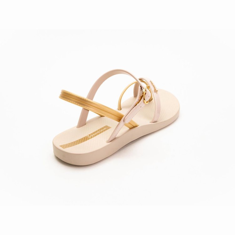 Sandales Ipanema Suzi Beige Doré Femme | MUE-4993295