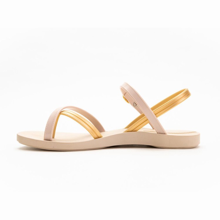 Sandales Ipanema Suzi Beige Doré Femme | MUE-4993295