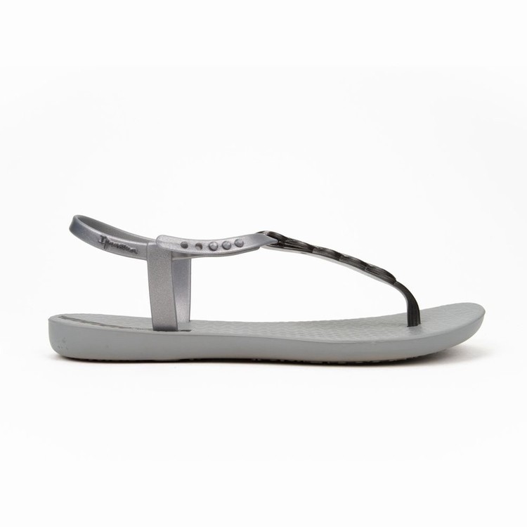 Sandales Ipanema Braid Grise Argent Femme | GMJ-7519193