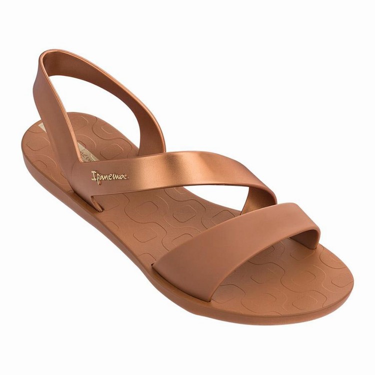 Sandales Ipanema Vibe Marron Femme | YUG-4813258