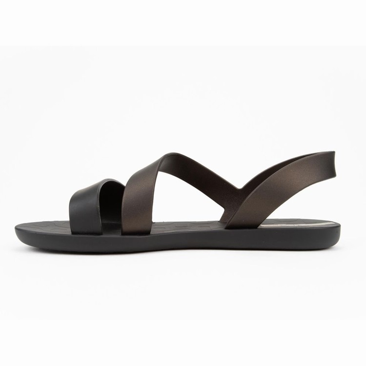 Sandales Ipanema Vibe Noir Doré Femme | YDD-5769491