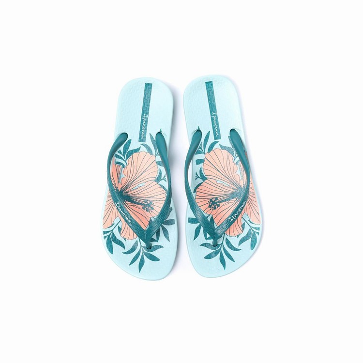 Tongs Ipanema Ana Hibiscus Vert Femme | XPF-1607373