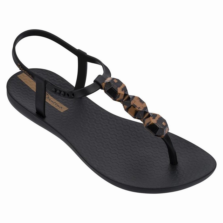 Sandales Ipanema Charm VII Marble Noir Marron Femme | MTB-0353785