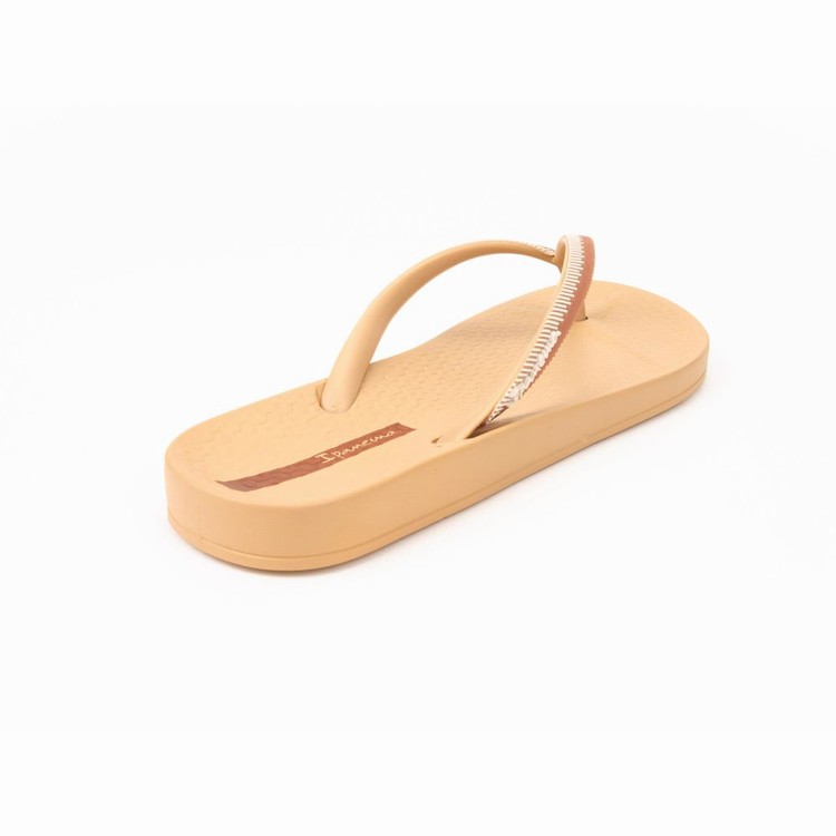 Tongs Ipanema Ana Lovely IX Beige Marron Blanche Femme | QQS-3605274