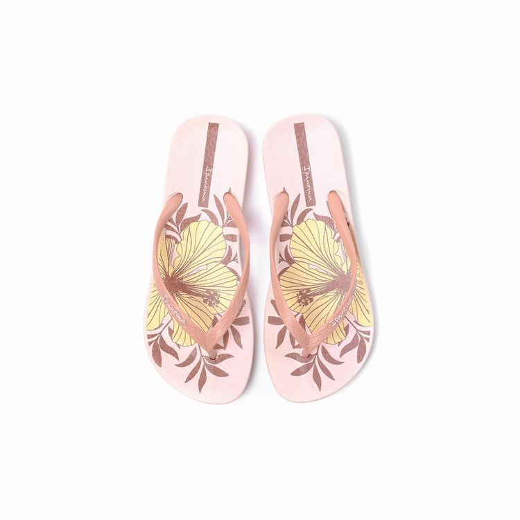 Tongs Ipanema Ana Hibiscus Rose Femme | FAM-9086665