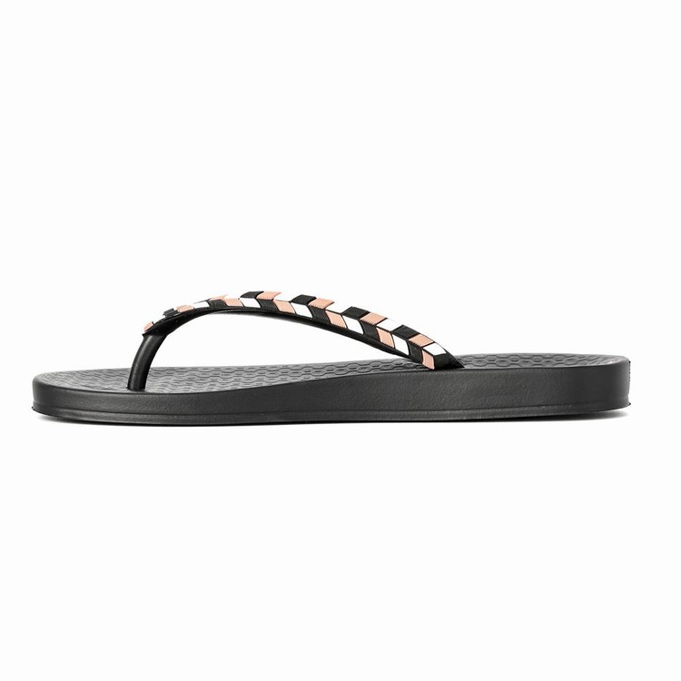 Tongs Ipanema Ana Lovely X Noir Femme | VBZ-7617862