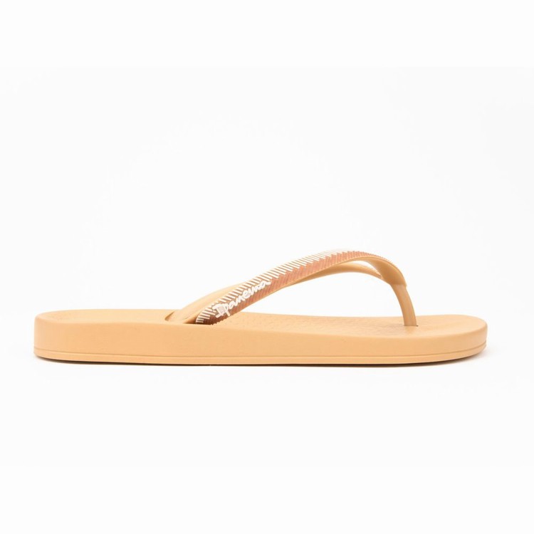 Tongs Ipanema Ana Lovely IX Beige Marron Blanche Femme | QQS-3605274