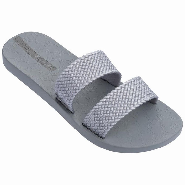 Sandales Ipanema City Grise Argent Femme | OZA-7361203