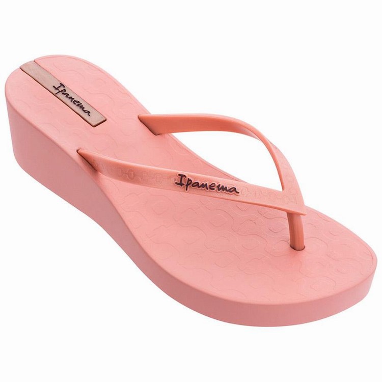 Tongs Ipanema Daisy Wedge Rose Femme | PWV-2281860