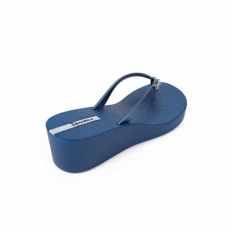 Tongs Ipanema Daisy Wedge Bleu Femme | GXT-5259100