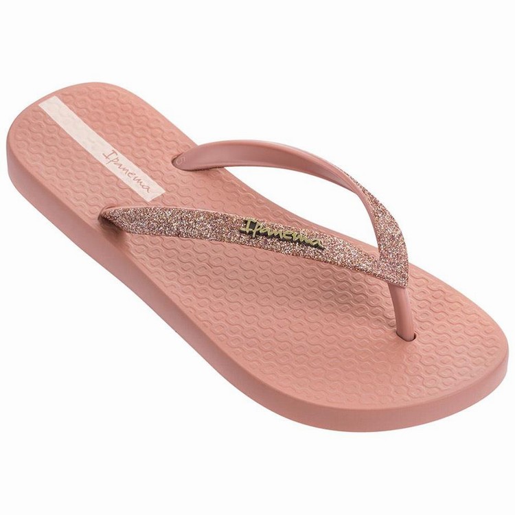 Tongs Ipanema Glitter II Rose Femme | UIS-0630247