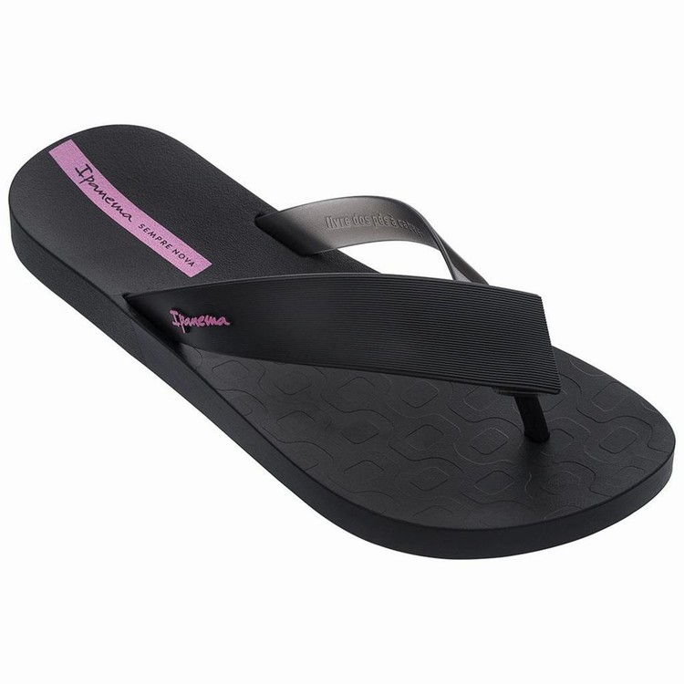 Tongs Ipanema Hit Noir Femme | WUG-7536160